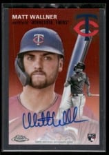 2023 Topps Chrome Platinum Anniversary Autographs Matt Wallner #CPA-MW card