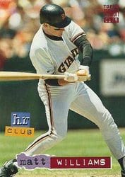 1994 Stadium Club Base Set Matt Williams #268 card