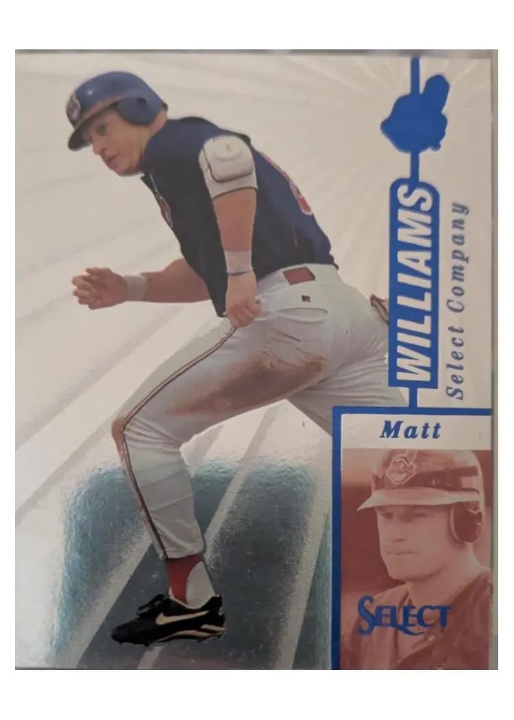 1997 Select Matt Williams card