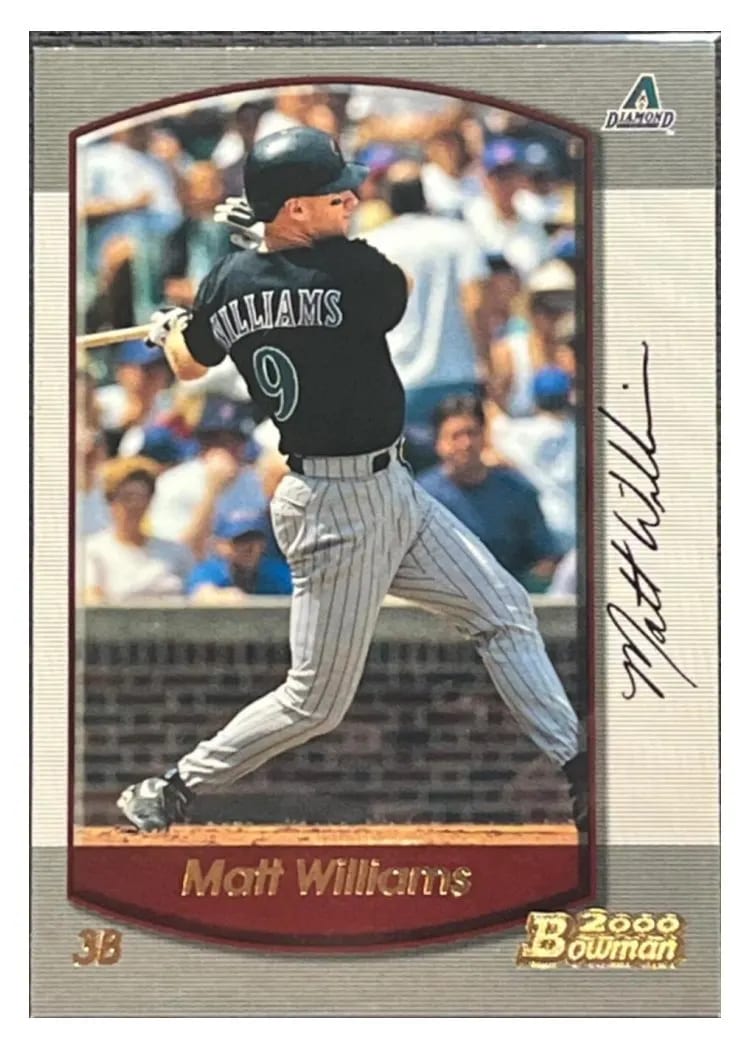 2000 Bowman Matt Williams #82 card