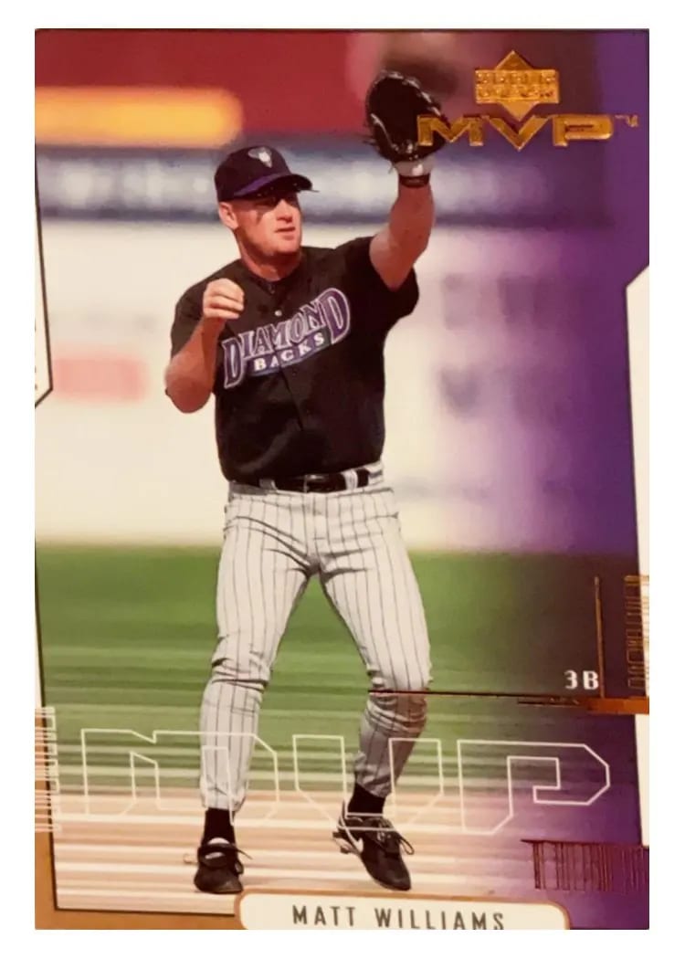 2000 Upper Deck MVP Matt Williams #58 card