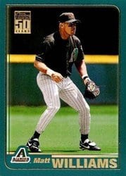 2001 Topps Base Set Matt Williams #503 card
