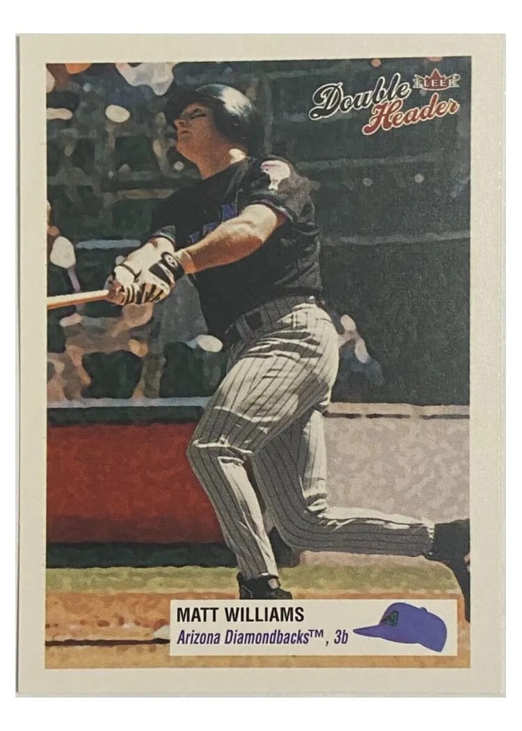2003 Fleer Double Header Matt Williams #100 card