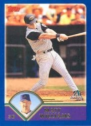 2003 Topps Base Set Matt Williams #516 card
