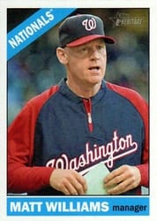 2015 Topps Heritage Base Set Matt Williams #386 card