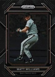 2023 Panini Prizm Base Set Matt Williams #249 card