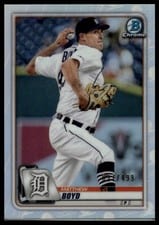 2020 Bowman Chrome Matthew Boyd #53 card