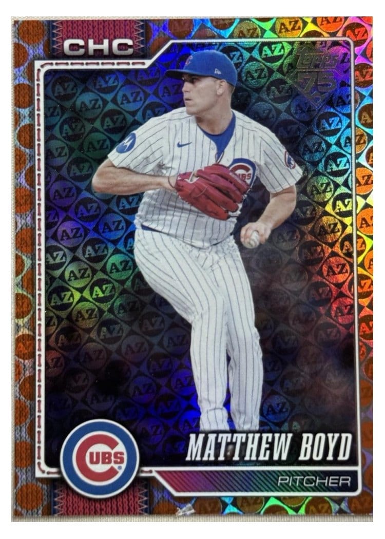 2026 Topps Base Set Matthew Boyd Orange Spring Training #51