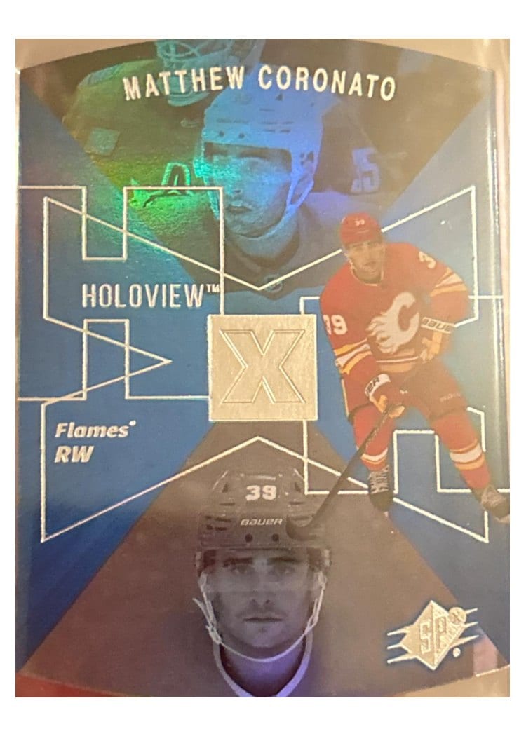 2023-24 Upper Deck 1997-98 SPx Holoview Retros Matthew Coronato #SPX-7 card