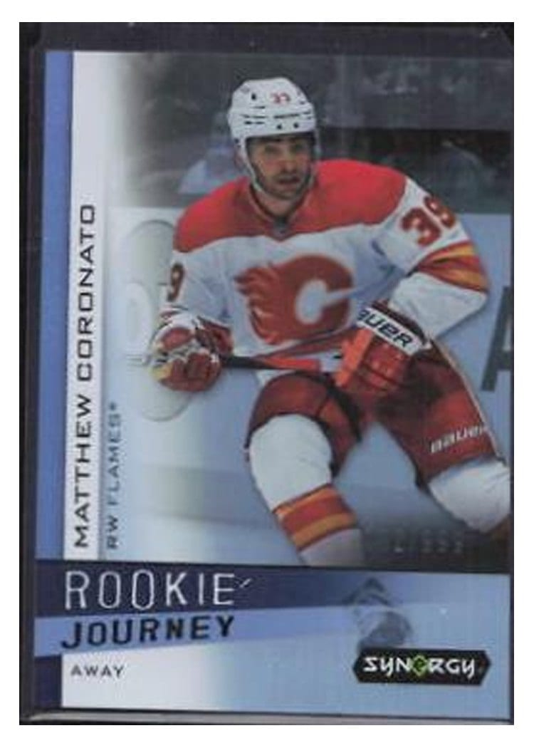 2023-24 Upper Deck Synergy Rookie Journey Away Matthew Coronato #RJ-7 card