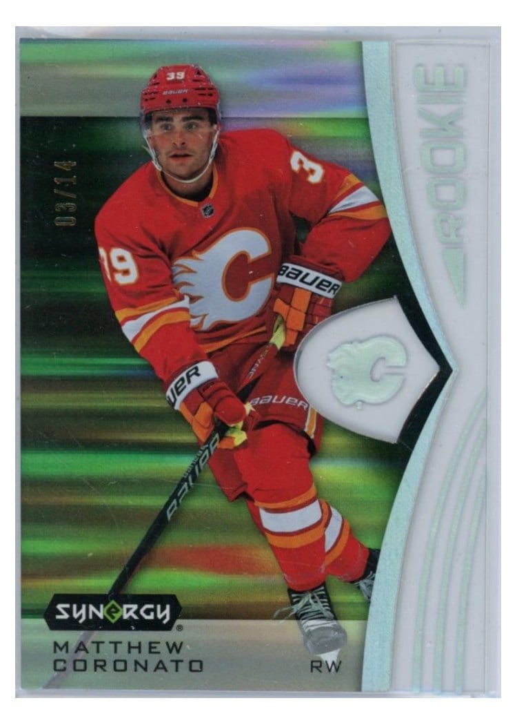 2023-24 Upper Deck Synergy Rookie Portraits Matthew Coronato #RP-MC card