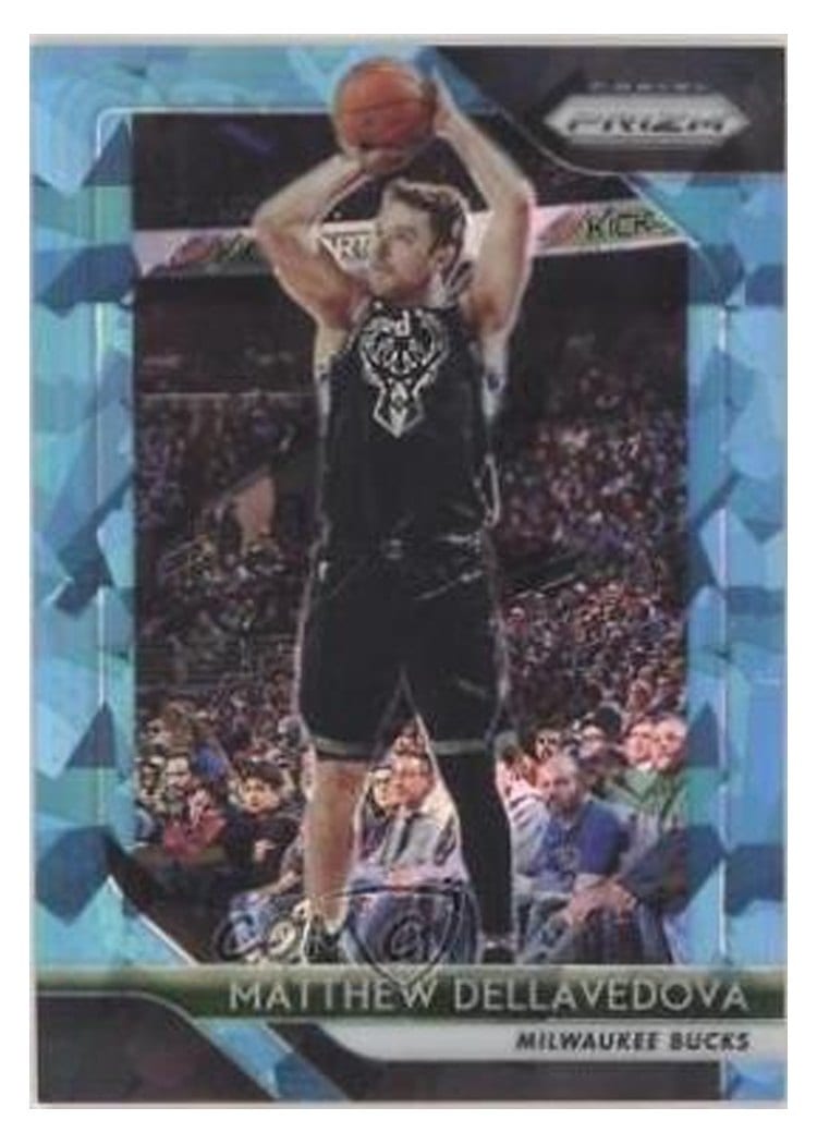 2018-19 Panini Prizm Base Set Matthew Dellavedova Blue Ice Prizm #266 card