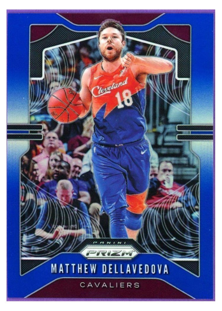 2019-20 Panini Prizm Base Set Matthew Dellavedova Blue Prizm #70 card