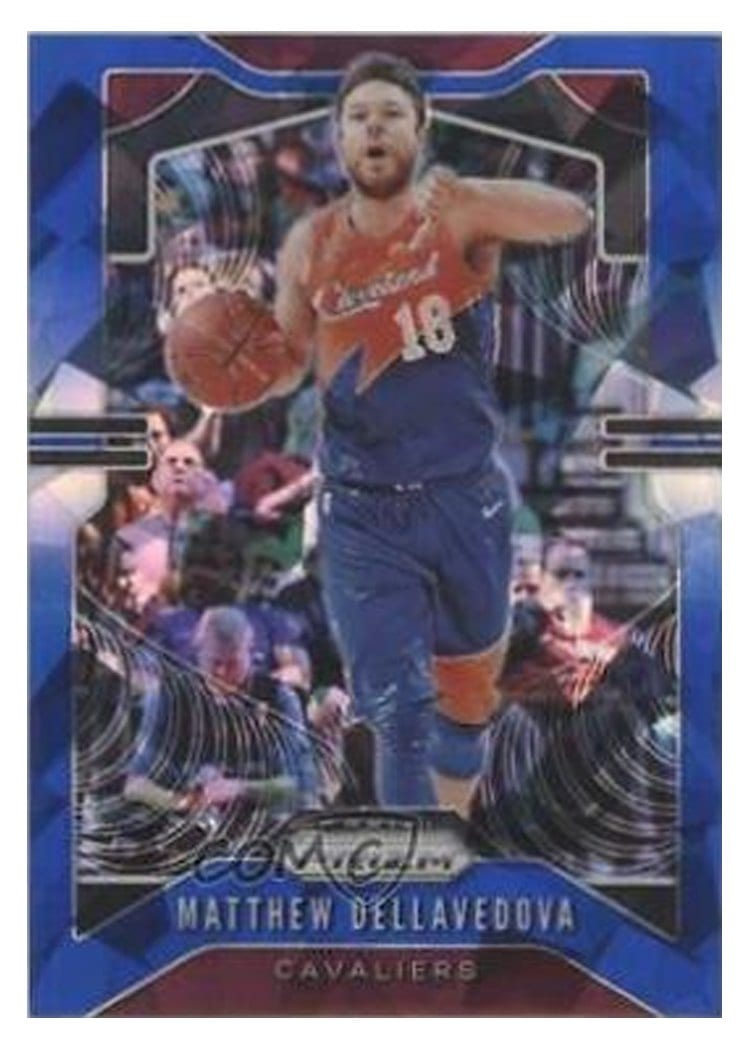 2019-20 Panini Prizm Base Set Matthew Dellavedova Blue Ice Prizm #70 card