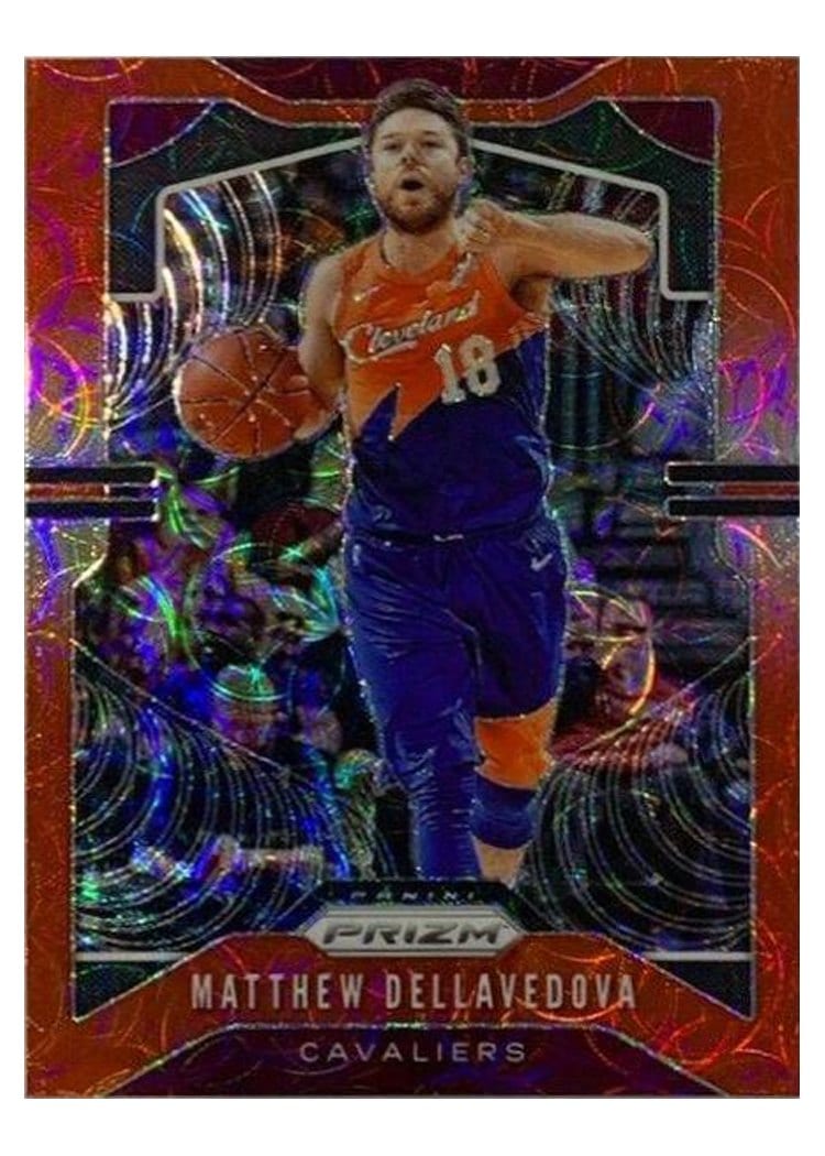 2019-20 Panini Prizm Base Set Matthew Dellavedova Red Choice Prizm #70 card