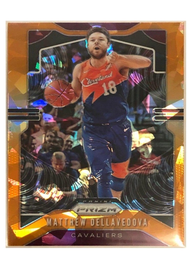2019-20 Panini Prizm Base Set Matthew Dellavedova Orange Ice Prizm #70 card
