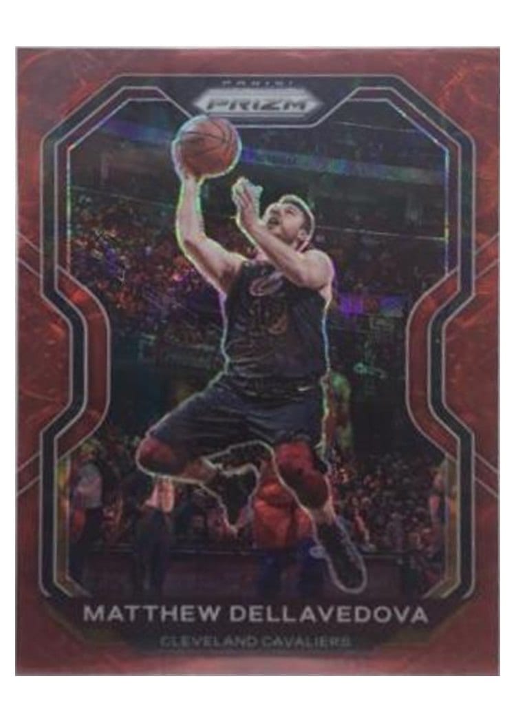 2020-21 Panini Prizm Base Set Matthew Dellavedova Choice Red Prizm #57 card