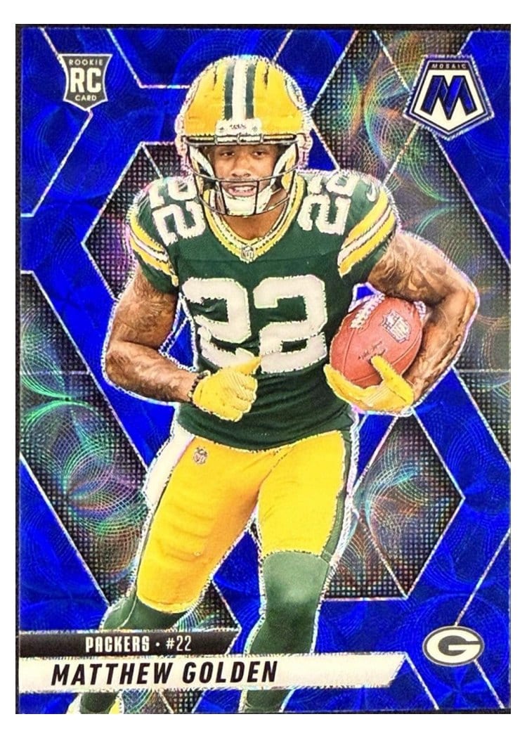 2025 Panini Mosaic Base Set Matthew Golden #323 card