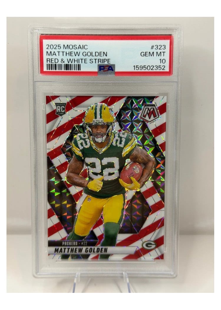 2025 Panini Mosaic Base Set Matthew Golden #323 card