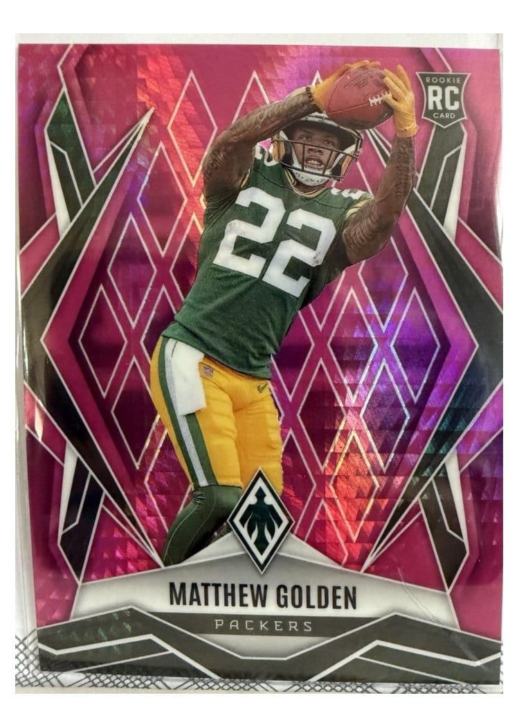 2025 Panini Phoenix Base Set Matthew Golden Pink Hyper #174 card