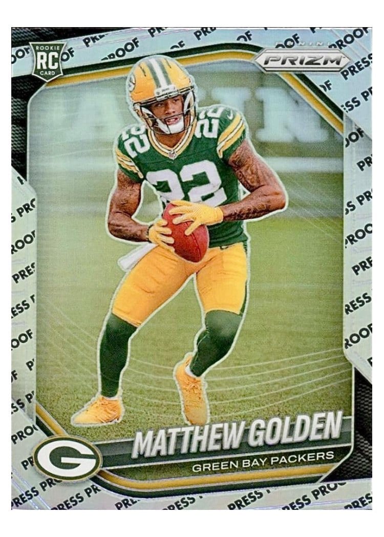 2025 Panini Prizm Base Set Matthew Golden #326 card