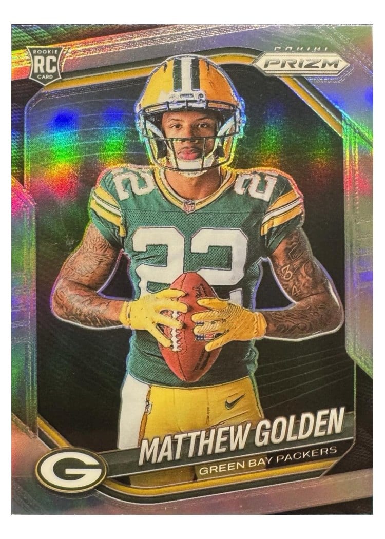 2025 Panini Prizm Base Set Matthew Golden #412 card