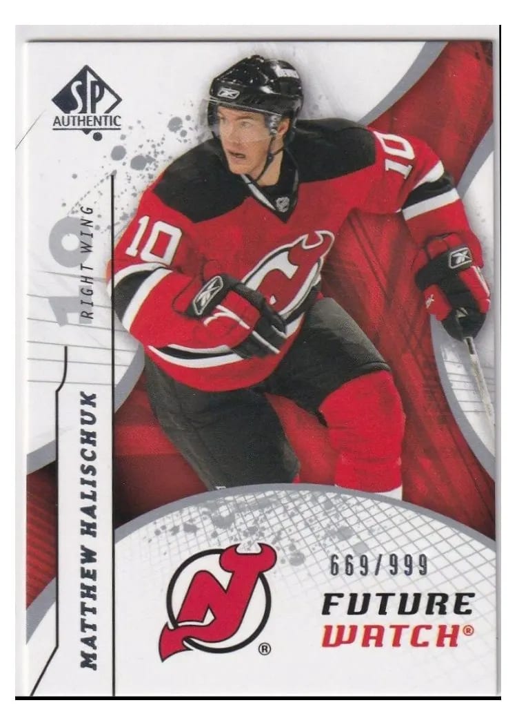 2008 SP Authentic Matthew Halischuk #162 card