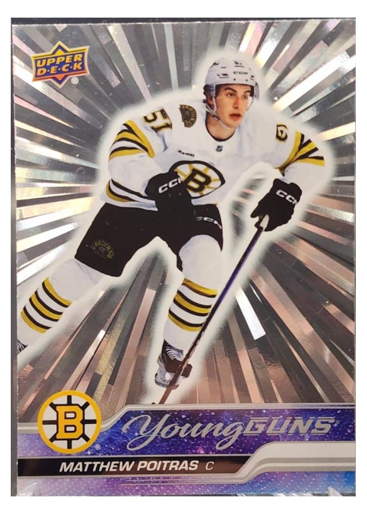 2023-24 Upper Deck Base Set Matthew Poitras #478 card