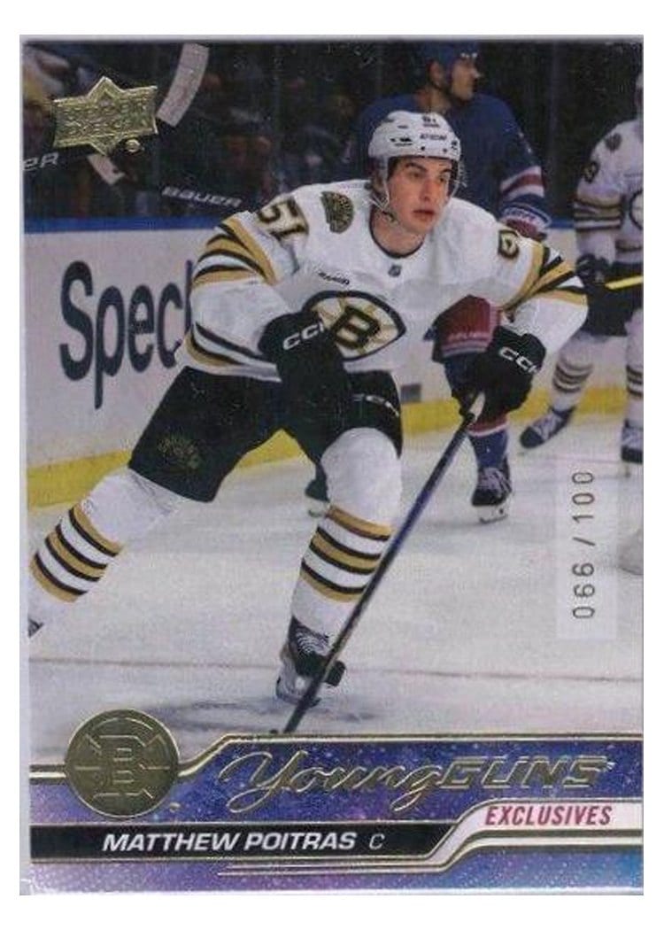 2023-24 Upper Deck Base Set Matthew Poitras #478 card