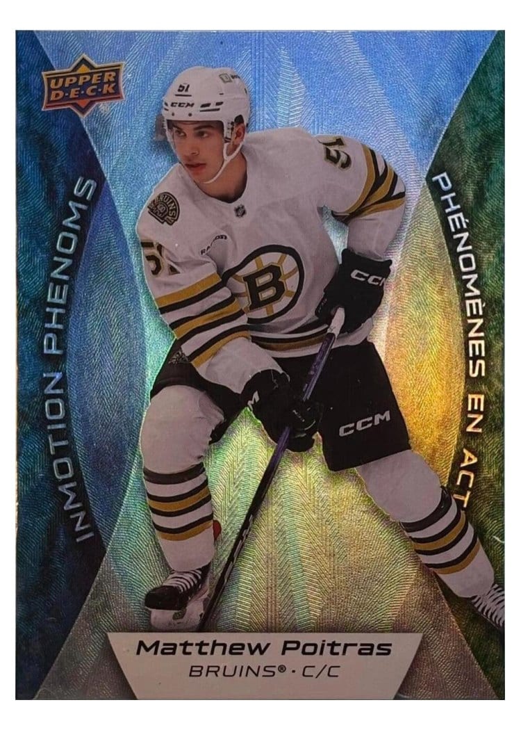 2024-25 Tim Hortons Collectors Series InMotion Phenoms Matthew Poitras #MP-17 card