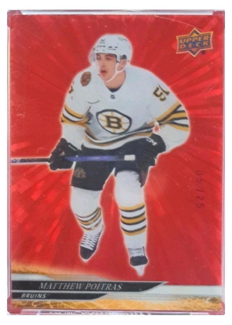 2024-25 Upper Deck Base Set Matthew Poitras #19 card