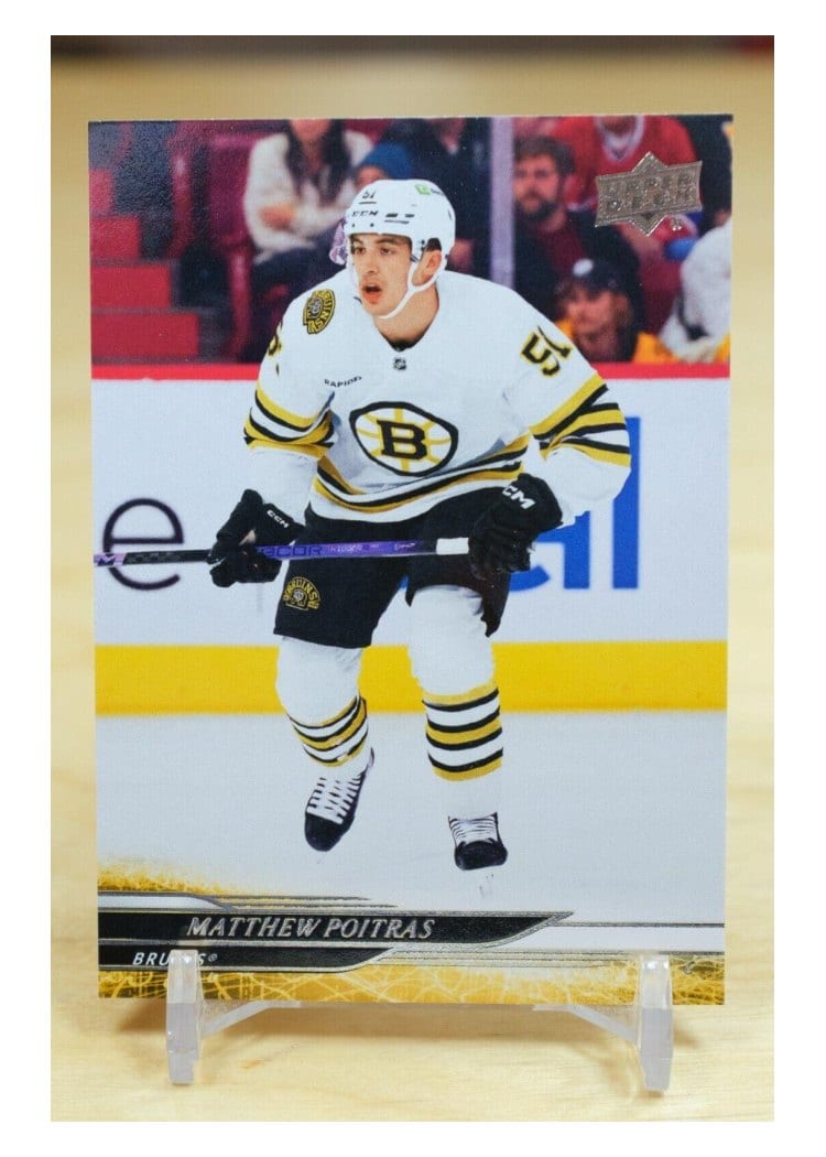2024-25 Upper Deck Base Set Matthew Poitras #19 card