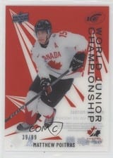 2024-25 Upper Deck Ice World Junior Championship Matthew Poitras #WJC-13 card