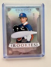 2025-26 Upper Deck Black Diamond Exquisite Rookies Matthew Schaefer #R-MS card