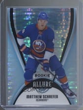 2025 Upper Deck Allure Matthew Schaefer Blue Line Extended Rookie #AR-MS card