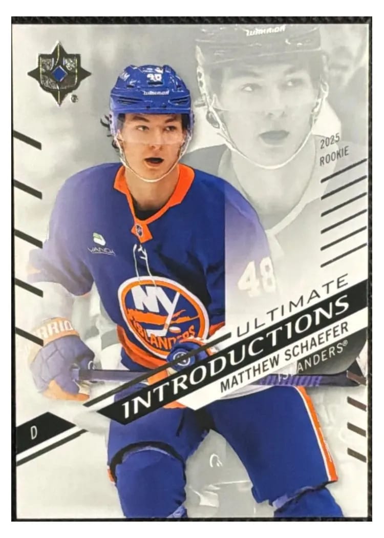 2025 Upper Deck Ultimate Collection Introductions Matthew Schaefer #UI-MS card
