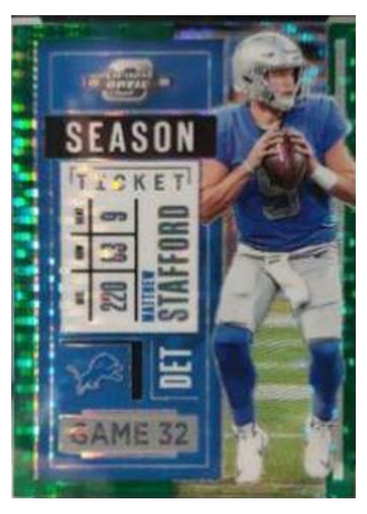 2020 Panini Contenders Optic Matthew Stafford #20 card