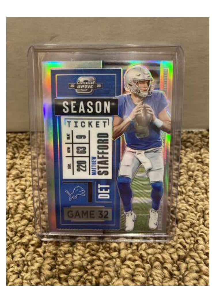 2020 Panini Contenders Optic Matthew Stafford #20 card