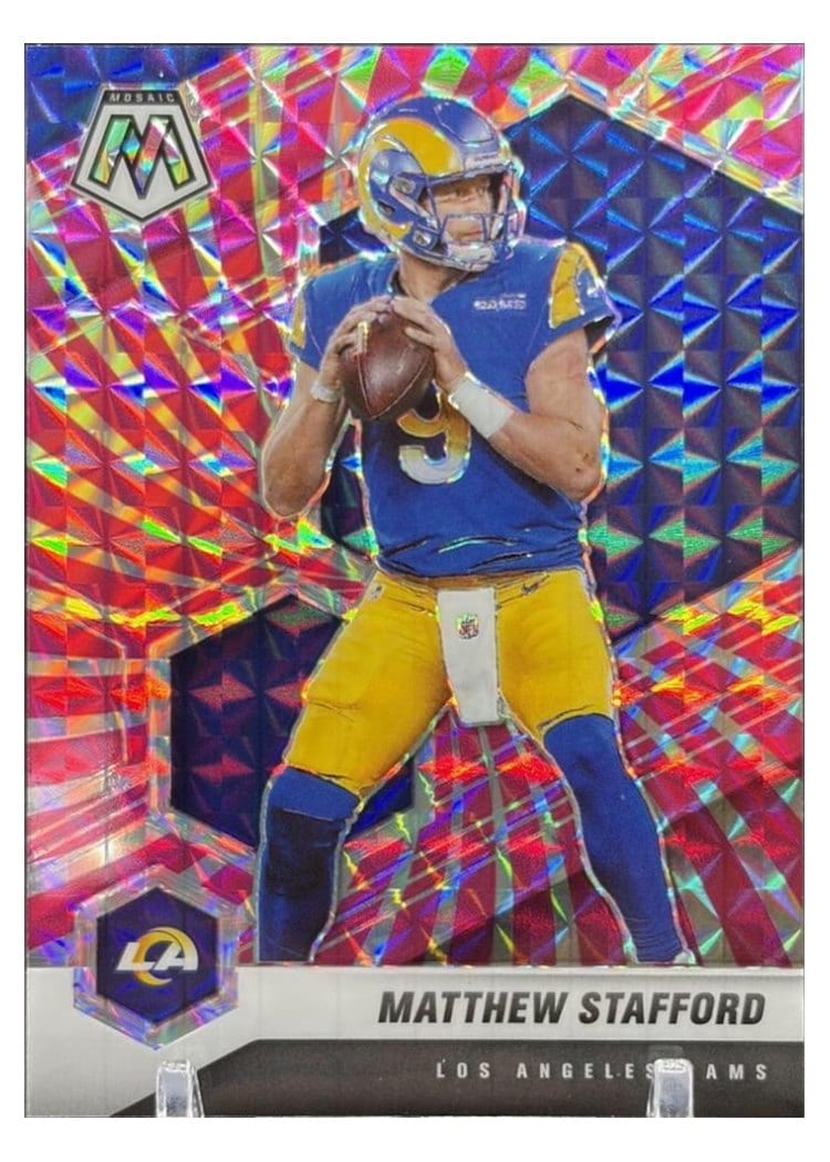 2021 Panini Mosaic Base Set Matthew Stafford #116 card