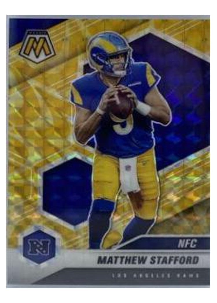 2021 Panini Mosaic Base Set Matthew Stafford #205 card