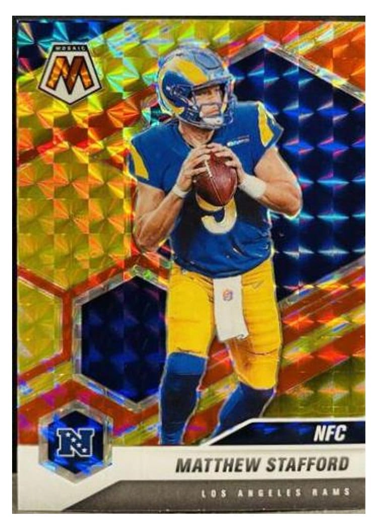 2021 Panini Mosaic Base Set Matthew Stafford #205 card