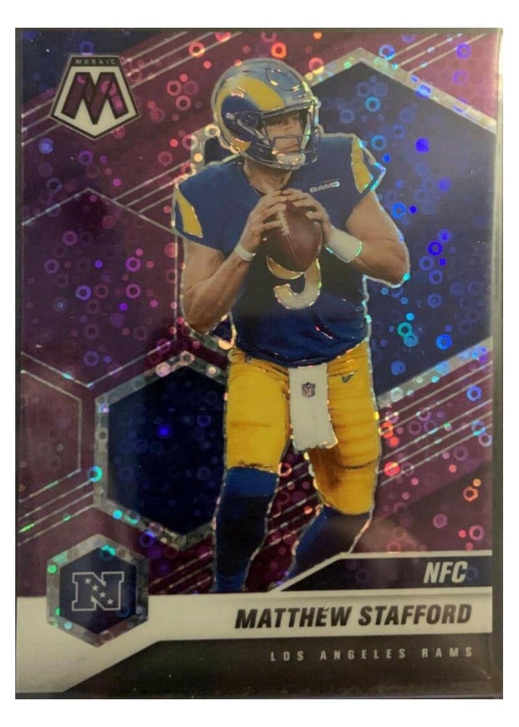 2021 Panini Mosaic Base Set Matthew Stafford #205 card