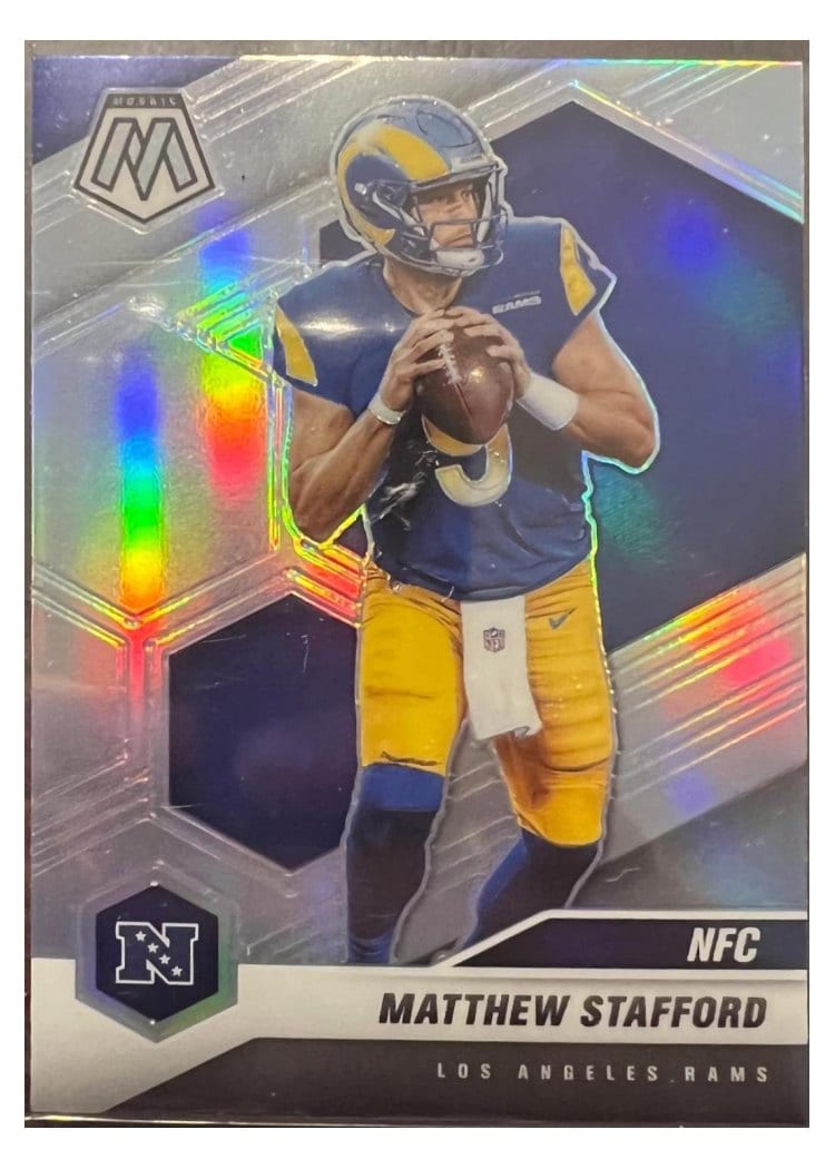 2021 Panini Mosaic Base Set Matthew Stafford #205 card