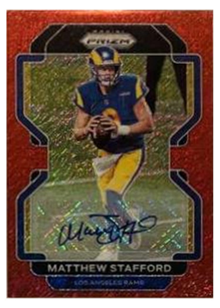2021 Panini Prizm Base Set Matthew Stafford #67 card