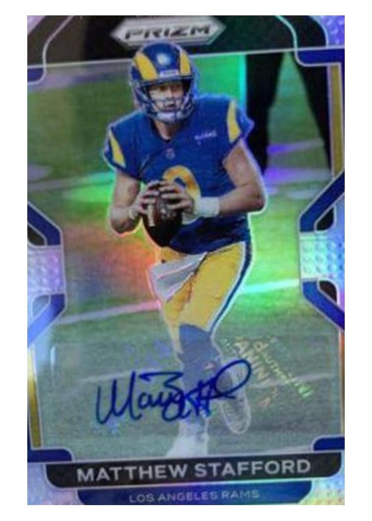 2021 Panini Prizm Base Set Matthew Stafford #67 card