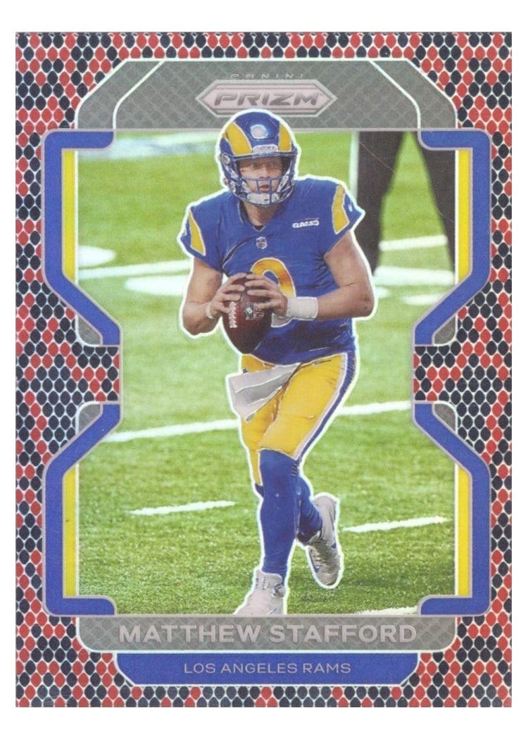 2021 Panini Prizm Base Set Matthew Stafford #67 card