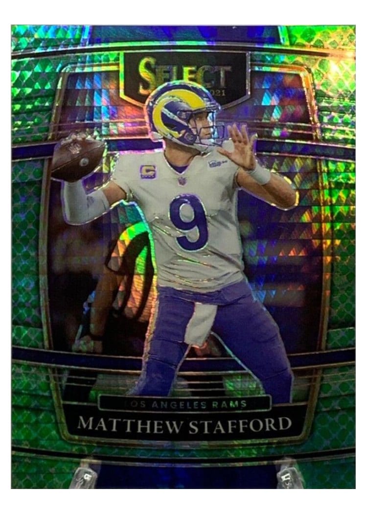 2021 Panini Select Base Set Matthew Stafford Dragon Scale #20 card
