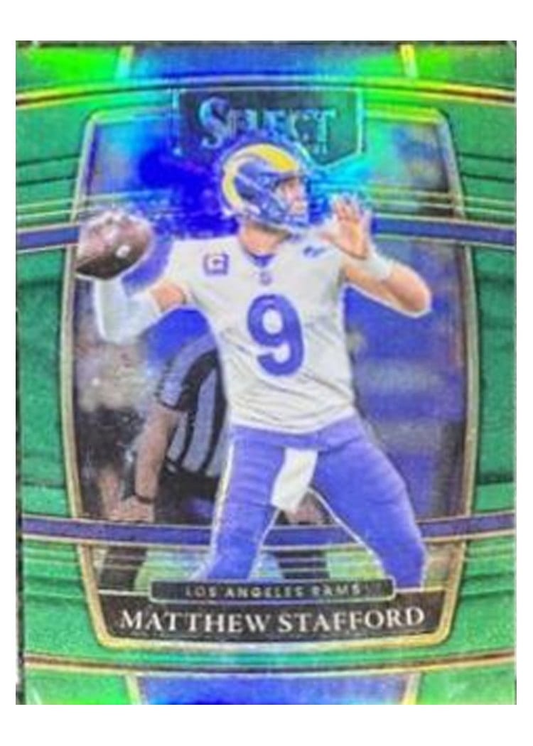 2021 Panini Select Base Set Matthew Stafford #20 card