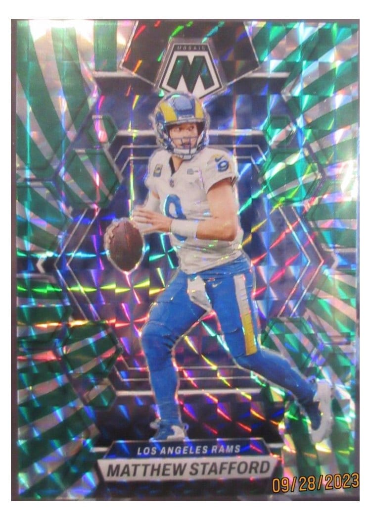 2023 Panini Mosaic Base Set Matthew Stafford #136 card