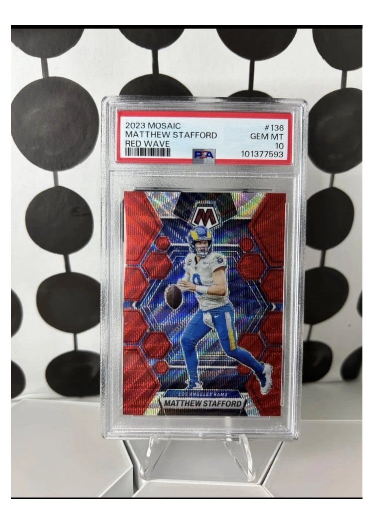 2023 Panini Mosaic Base Set Matthew Stafford #136 card